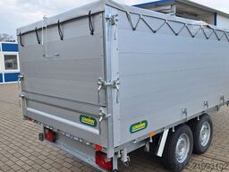 UNSINN FZ-TECHNIK Dreiseitenkipper Brennholz 3,66 x 1,75 m