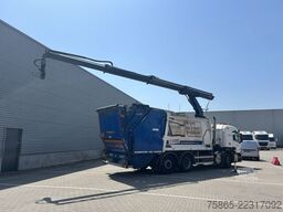 Scania P 280 6x2 EEV / HMF 2120-S3 Crane / Geesink GPM...