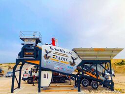 FABO mobile concrete mixing plants 60 m³/h Mobile Concrete Mixing Plant