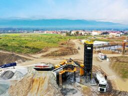FABO mobile concrete mixing plants 100 m³/h Mobile Concrete Mixing Plant