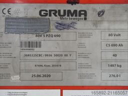 GRUMA 80 Volt 5 PzQ 690 Ah