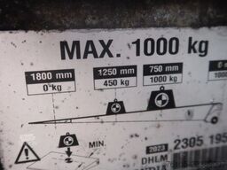 Iveco 50 C 18 Automaat  Bak + Dhollandia klep 1000 kg...
