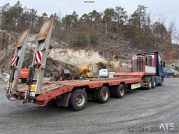 Volvo FH16 540 truck m/ 2006 Damm machine trailer
