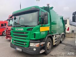 Scania P340 LPG 6x2 Refuse truck w/ Crane.