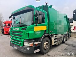 Scania P340 LPG 6x2 Refuse truck w/ Crane.