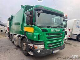 Scania P340 LPG 6x2 Refuse truck w/ Crane.