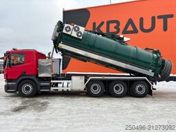 Scania P 420 8x4*4 Korp & son tank 14500 l + 1500 l /...