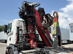 SCANIA G480 6X2 ABROLLER MIT KRAN  ,RETARDER, EURO 5, SCHROTTGREIFER