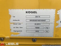 KÖGEL WAB EN 74 Bordwand Wechselpritsche 45m³