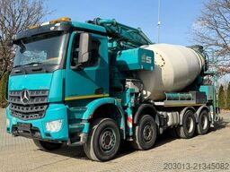 MERCEDES-BENZ AROCS 3742 8x4 Euro 6 PUMI Twinstar SERMAC 4Z28