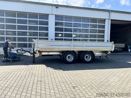Möslein TTD 19 B  19 t Tandemkipper- Tieflader hydraulischer Klappe Breitbereifung