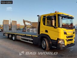 Scania P410 6X2 8,75m Machine Transporter Ramps Full A...