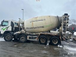 Volvo FM 400 8x4 concrete truck w/ intermix body. WATCH
