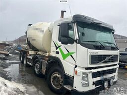 Volvo FM 400 8x4 concrete truck w/ intermix body. WATCH