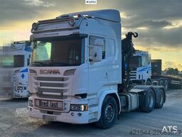 Scania R580 6x2 Crane Tractor with 30 tm Effer Crane WATC
