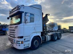 Scania R580 6x2 Crane Tractor with 30 tm Effer Crane WATC