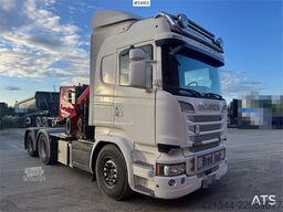 Scania R580 6x2 Crane Tractor with 30 tm Effer Crane WATC