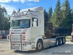 Scania R730 8x4 Tridem Hook/Crane Truck with Body and Str