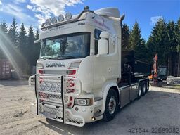 Scania R730 8x4 Tridem Hook/Crane Truck with Body and Str