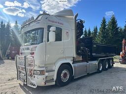 Scania R730 8x4 Tridem Hook/Crane Truck with Body and Str