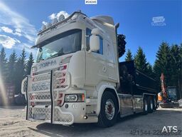 Scania R730 8x4 Tridem Hook/Crane Truck with Body and Str