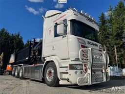 Scania R730 8x4 Tridem Hook/Crane Truck with Body and Str
