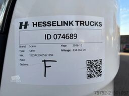 Scania S410 Lowdeck Retarder Standairco 2x tank NL Truck