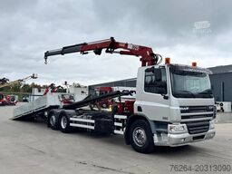 DAF CF 75.310 SCHUIFPLATEAU+LAADKRAAN TOPSTAAT