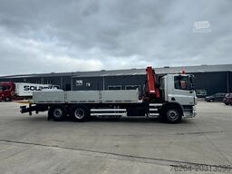 DAF CF 75.310 SCHUIFPLATEAU+LAADKRAAN TOPSTAAT