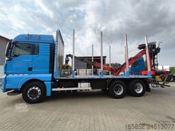 MAN TGX 26.500 Holz-LKW Euro6 6x4 Holztransporter m...