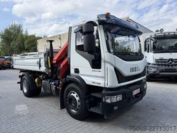Iveco EuroCargo 180-320 Kipper mit Kran Palfinger 12.501