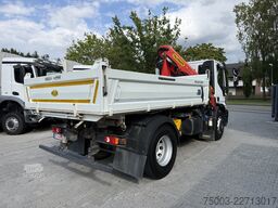 Iveco EuroCargo 180-320 Kipper mit Kran Palfinger 12.501
