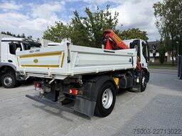 Iveco EuroCargo 180-320 Kipper mit Kran Palfinger 12.501