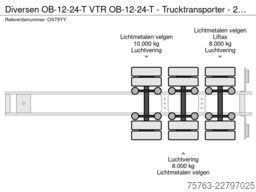 Diversen OB-12-24-T VTR OB-12-24-T - Trucktransporter - ...