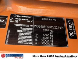 Unimog U 20 U405/70 4x4, Kipper, Winterdienstplatte