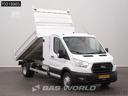 Ford Transit 170pk Open Laadbak met Kist Dubbellucht...