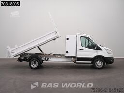 Ford Transit 170pk Open Laadbak met Kist Dubbellucht...