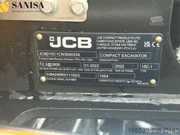 JCB 15C-1/SW/2xLöffel/1,7 t/Schwenkarm