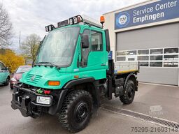 Mercedes-Benz Unimog U400 2xHydraulik+2xDruckluft Kamera AHK