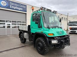 Mercedes-Benz Unimog U400 2xHydraulik+2xDruckluft Kamera AHK