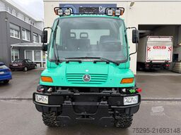 Mercedes-Benz Unimog U400 2xHydraulik+2xDruckluft Kamera AHK