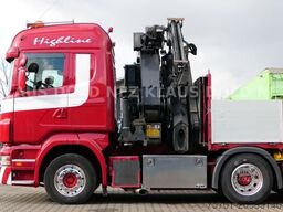 SCANIA R500 Pritsche Kran Palfinger Lift-/Lenkachse Eu5
