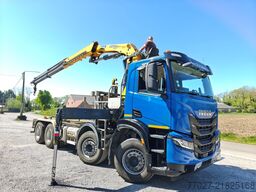 Iveco X-WAY 460 Hooklift + Crane Copma 208