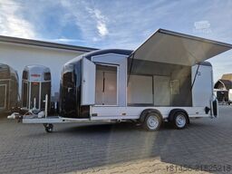 Debon Roadster 1000 enclosed Car Transport Trailer 3500kg 100km/h Pullman Soft Fahrwerk
