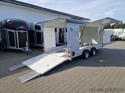 Debon Roadster 1000 enclosed Car Transport Trailer 3500kg 100km/h Pullman Soft Fahrwerk