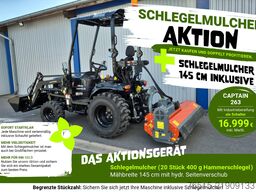 Captain 263 25 PS Traktor Schlepper FL Mulcher 1,45m