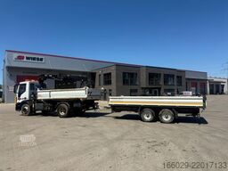 IVECO 140E250 Kipper mit HIAB Kran inklusive Anhänger