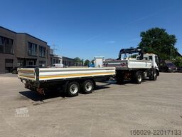IVECO 140E250 Kipper mit HIAB Kran inklusive Anhänger