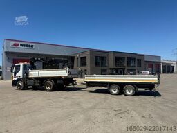 IVECO 140E250 Kipper mit HIAB Kran inklusive Anhänger