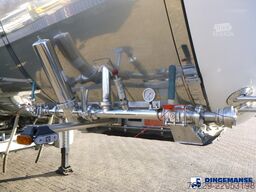Van Hool Food tank inox 36 m3 / 4 comp + pump
